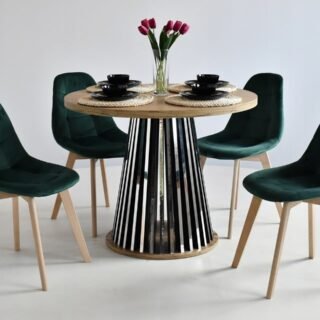 Stalas transformeris AUDRA su 4 kėdėmis