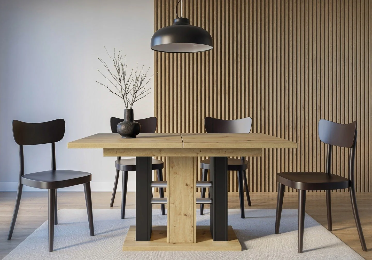 Stalas transformeris – kaip vienas baldas pakeičia kelis? | Baldų Stilius