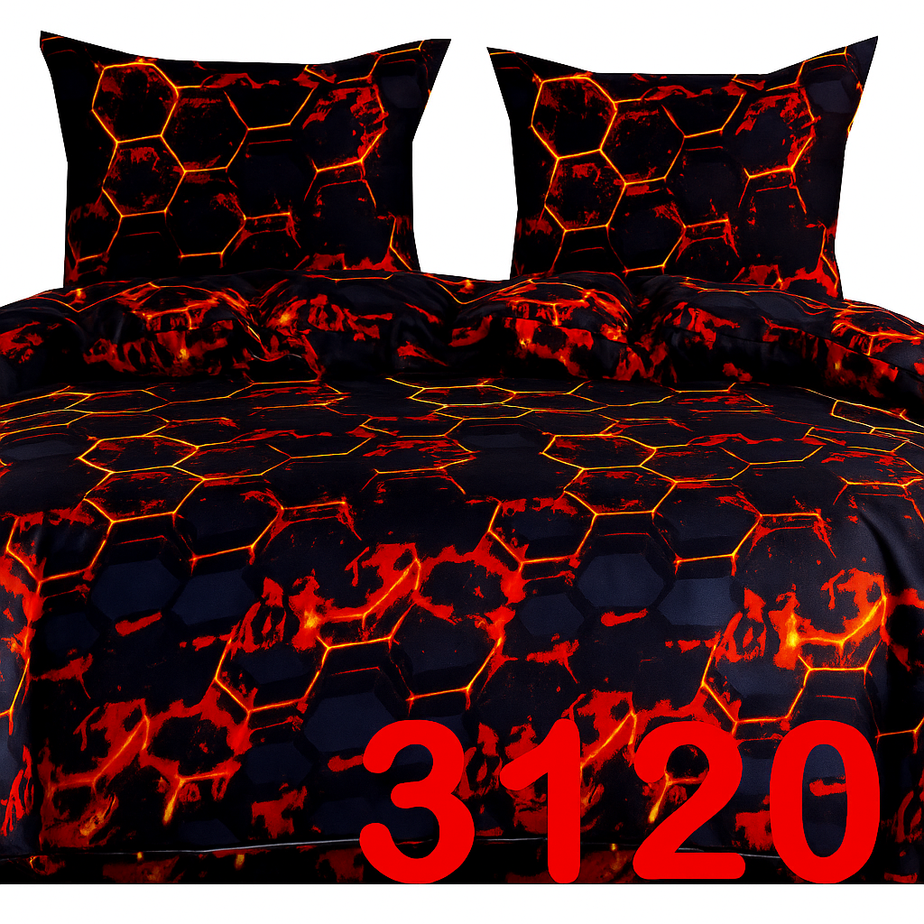 Satininės patalynės komplektas 140×200 cm + pagalvės užvalkalas 70×80 cm - Image 3