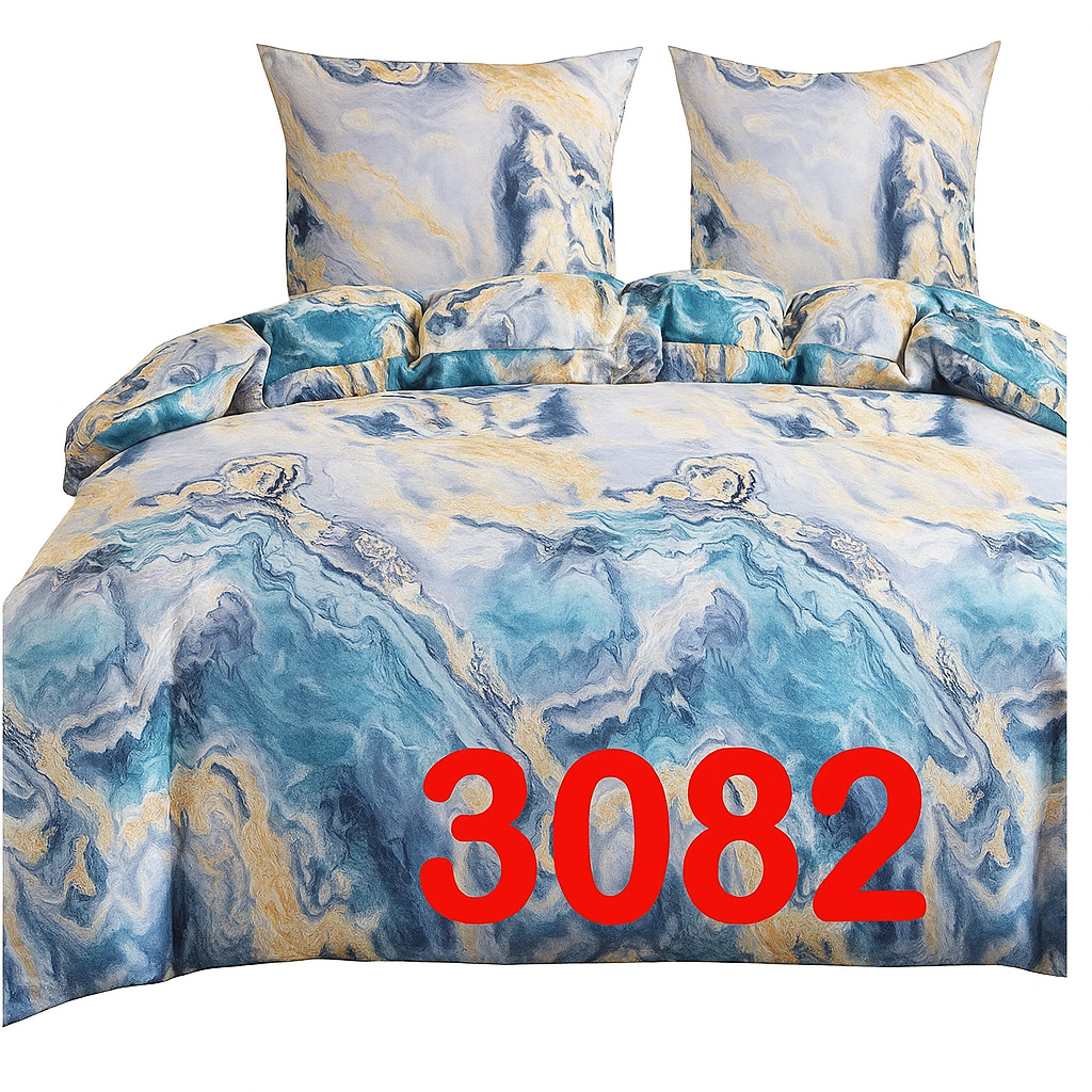 Satininės patalynės komplektas 140×200 cm + pagalvės užvalkalas 70×80 cm - Image 5