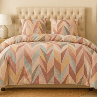 Satininės patalynės komplektas 140×200 cm + pagalvės užvalkalas 70×80 cm