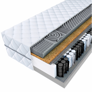 Čiužinys DEIMANTAS (storis : 20cm, kietumas : H3/H4, vidutinio kietumo, kietas)