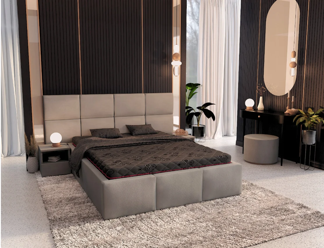 Čiužinys NAKTIS (storis : 24cm, kietumas : H3 vidutinio kietumo)