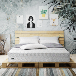 Čiužinys ROMA (storis : 22 cm, kietumas : H3/H5 vidutinio kietumo/kietas)