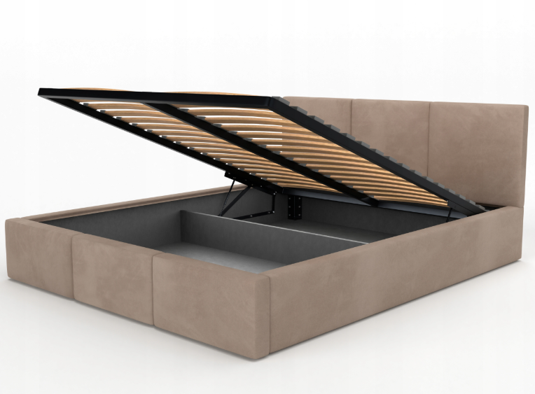 Lova VELVETAS 160×200 su daiktadėže - Image 5